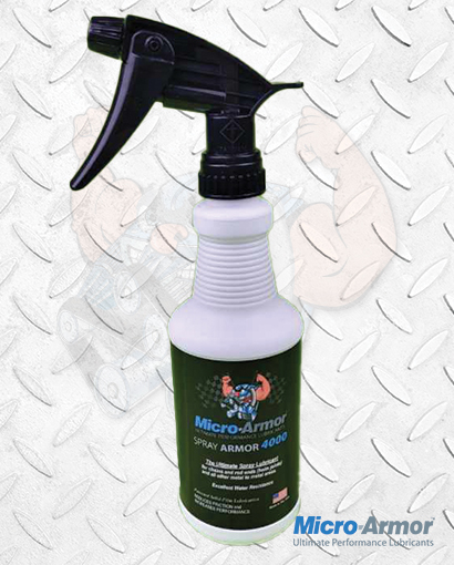 Micro-Armor 4000 Spray Lube (2)12oz Trigger Spray Bottle